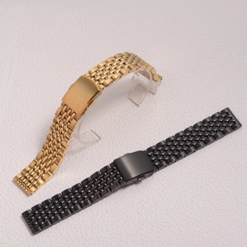 Luxury Solid 316L Stainless Steel Band 20mm 22mm Strap for Seiko SKX007/009 for Jubilee Curved End Men's Watch Accessories