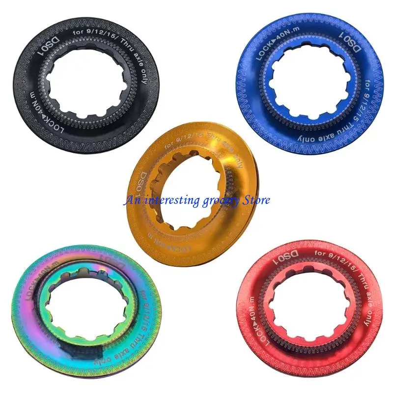 

652D Bike Disc Retention Rings Aluminum Alloys Easyly Installation Process Safety