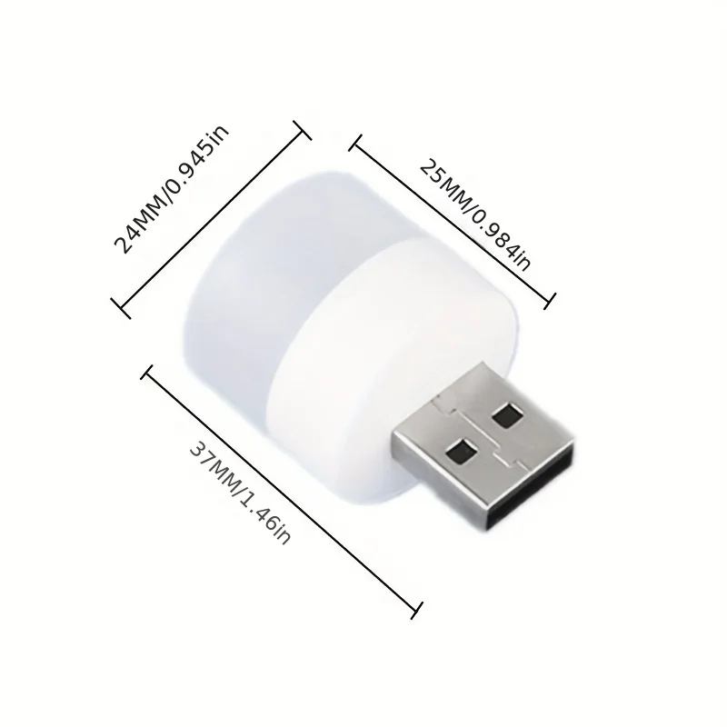 USB Light 5V 1W Usb LED Lamp Eye Protection Reading Light Computer Reading Lamp Mobile Power Charging Book Lamps Night Light