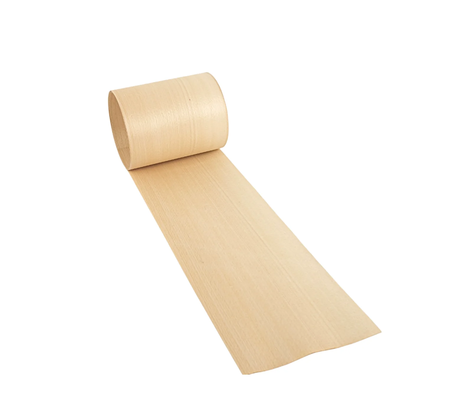 L:2.6meters Width:200mm T:0.5mm Natural White Beech Straight Grain Solid Wood Veneer Sheets Skateboard Furniture Veneer