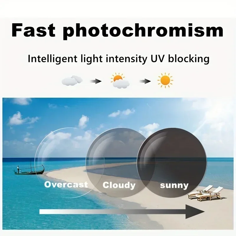 Retro HD Toad Multifunctional Photochromic Presbyopia Reading Glasses Intelligent Zoom Far and Near Dual-use Sunglasses