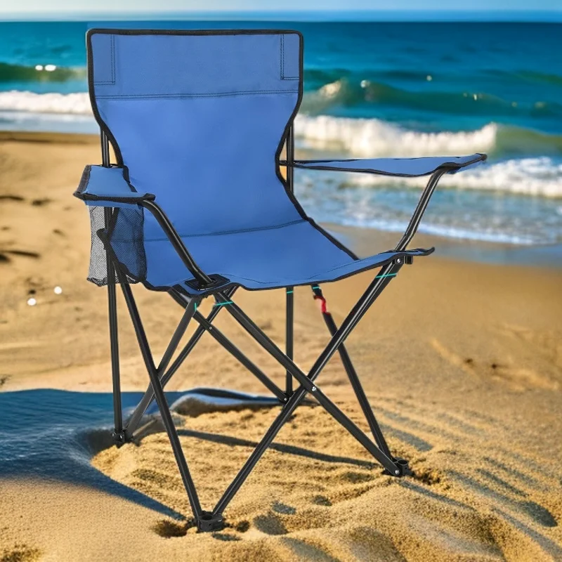 

Portable Folding Fishing Chair with Armrest Back Outdoor Leisure Chair Art Sketching Painting Chair Beach Chair