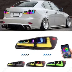 Tail Light Lamp Assembly For Lexus IS250 IS350 IS220d Sedan ISF 2006 2007 2008 -2013 Taillights LED DRL Sequential Signal E-mark