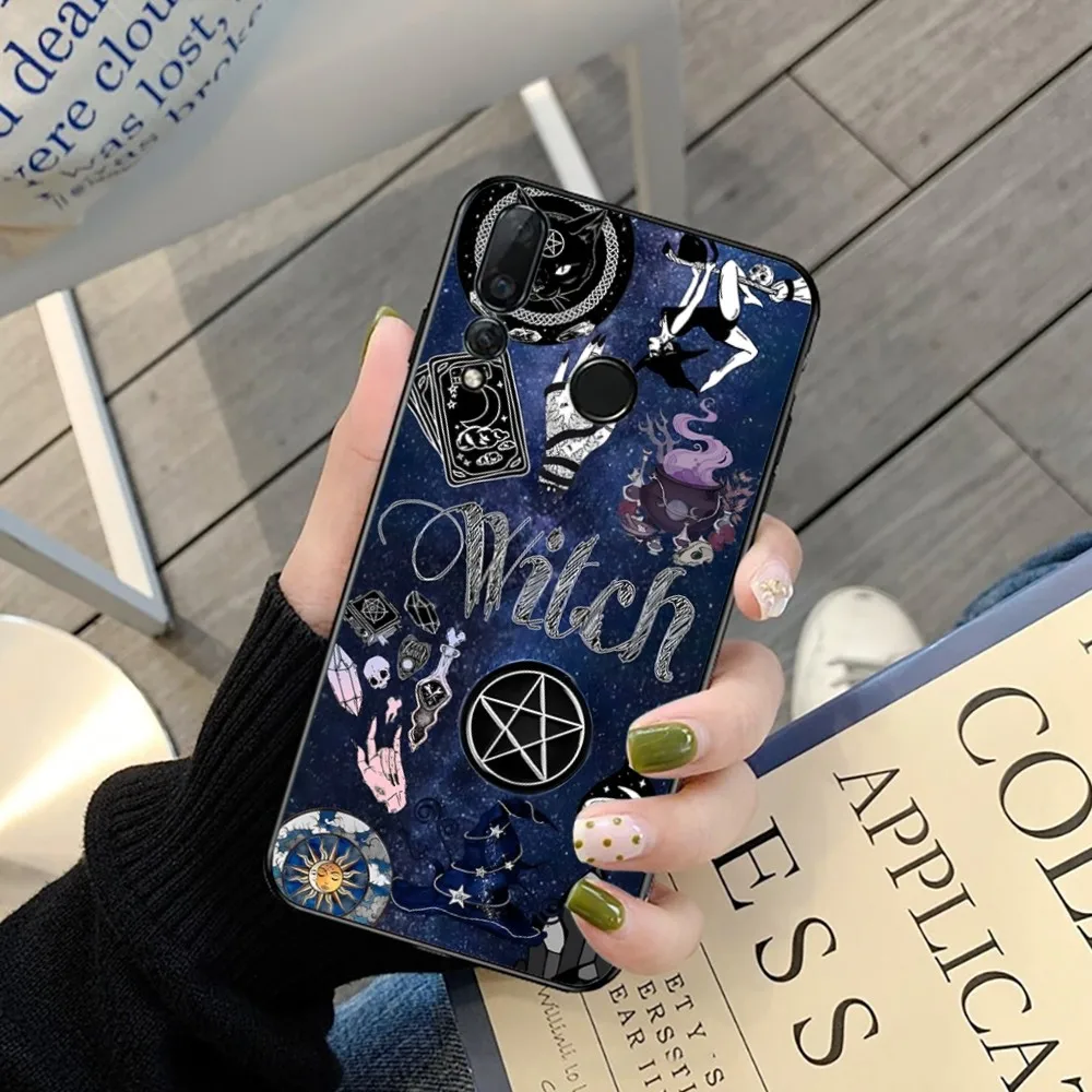 Witches Moon Tarot Mystery Totem iphone case For Huawei Y9 6 7 5 Prime Enjoy 7s 7 8 plus 7a 9e 9plus 8E Lite Psmart Shell