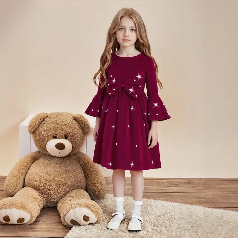 Kids Girl Red Dress… - image