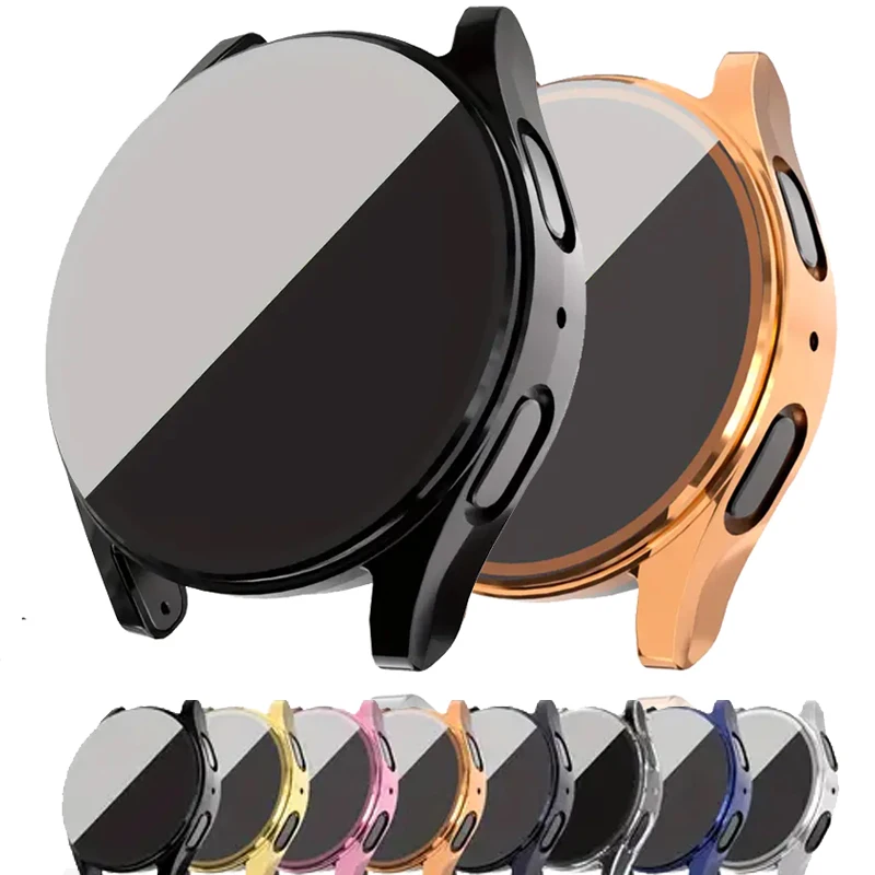 حافظة من البولي يوريثان لساعة سامسونج جالاكسي 7 44 مللي متر 40 مللي متر تغطية كاملة ممتص للصدمات حافظة حماية ناعمة لملحقات جالاكسي Watch7