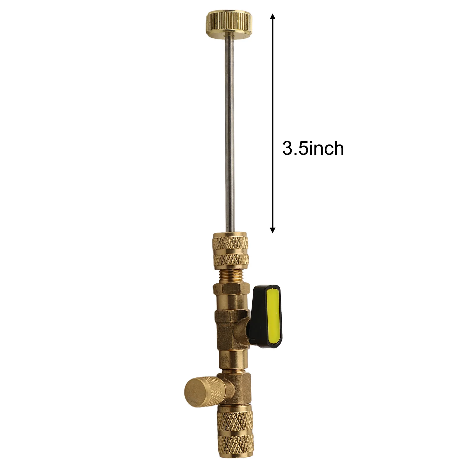 Valve Core Puller Remover Installation Tool With Dual Size 1/4 5/16 Ports For R22/R134/R410/R32R Air Conditioners Repair Tools