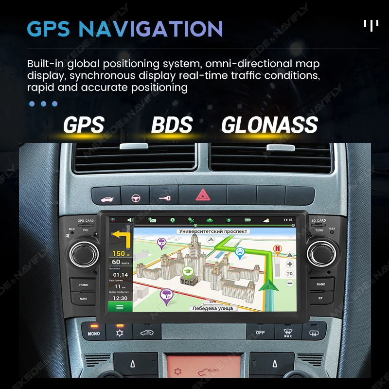 مشغل وسائط متعددة 7 بوصة أندرويد 13 Autoradio لشركة فيات غراندي بونتو لينيا 2007-2012 Carplay Auto RDS GPS WIFI 2din وحدة رأس ستيريو