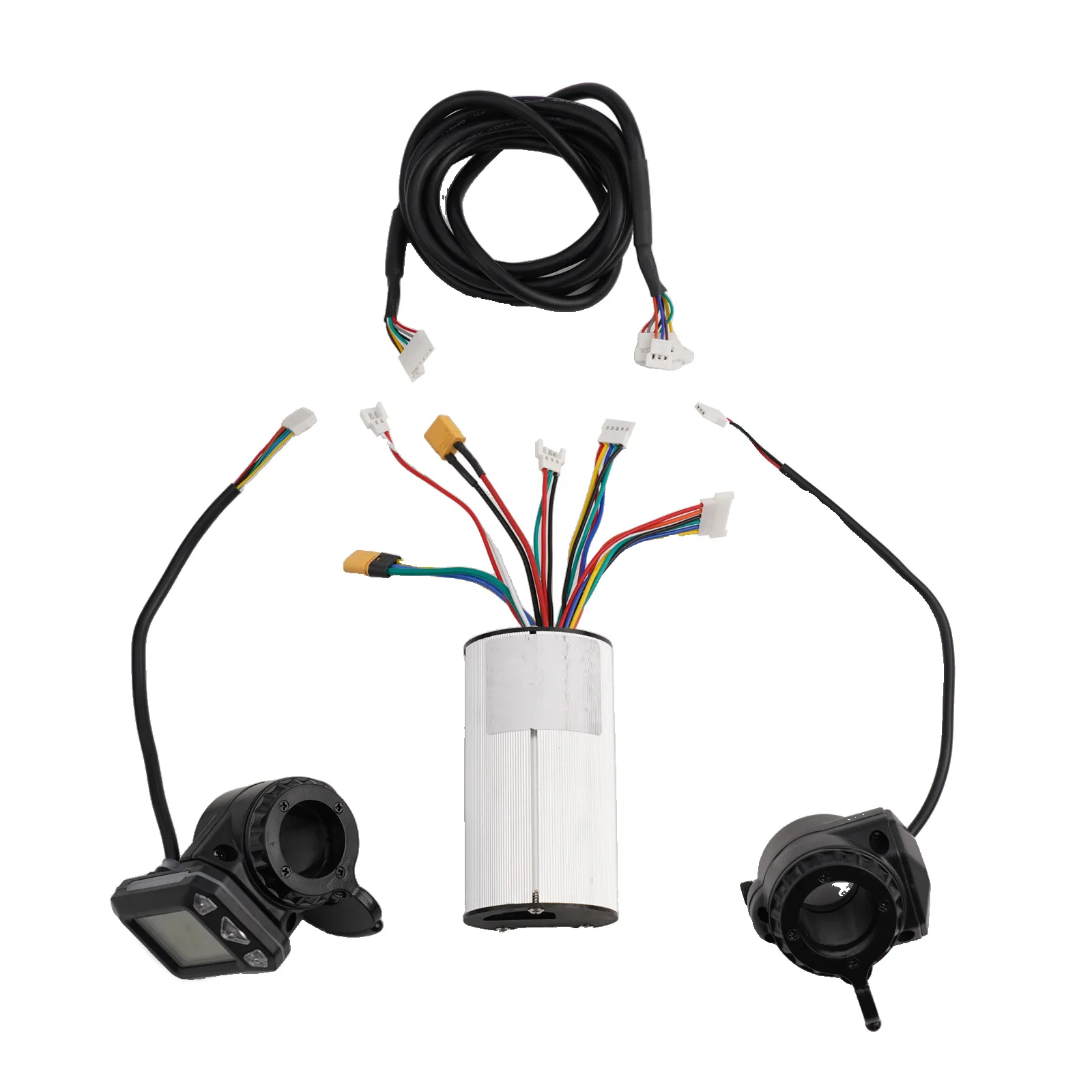 24V 36V Electric Scooter Controller Kit Featuring LCD Monitor EABS Brake 3-Speed Selection and KM MILE Function