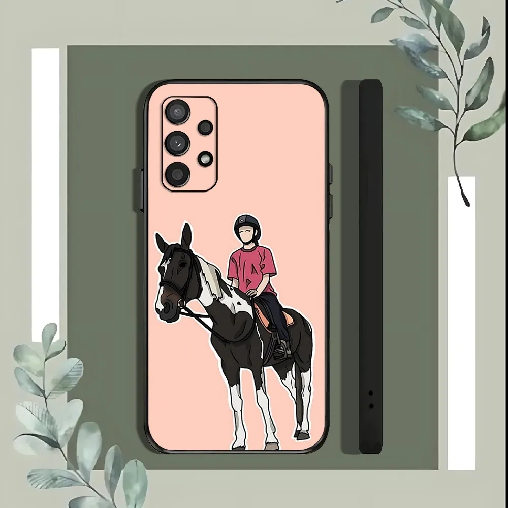 Frederik The Great Beauty Horse Phone Case For Samsung Galaxy A52 A12 A51 S21 Edge S22ULTRA S23 S24 Plus Ultra Black Cover