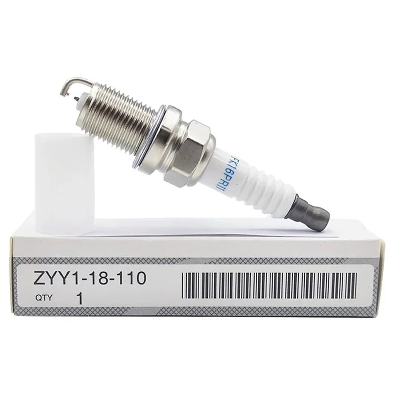 4/6PCS Dual Iridium Spark Plug ZYY1-18110 FK16PR11 for Mazda 2 3BK 1.3L ZJ-VE ZJ46 ZJ07 ZJ30 ZJ32 ZYY1-18-110 Car Candles