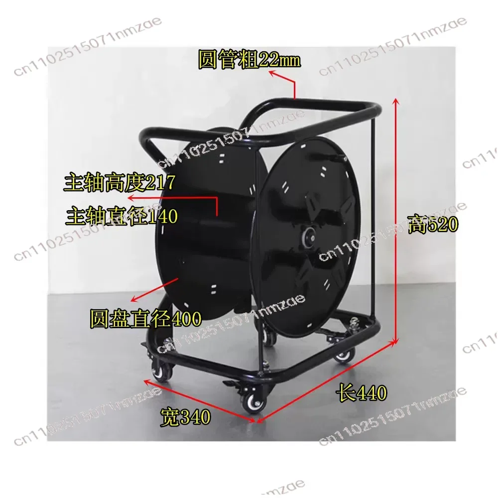 For Cable Storage Durable Fiber Optic Cable Reel, Hand Push Cable Drum Spool