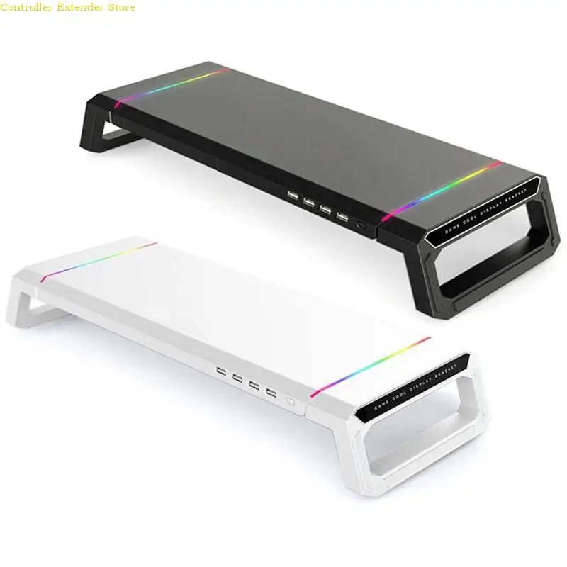 

RGB Desktop Holder 4 USB 2.0 Universal Laptop Stand Base