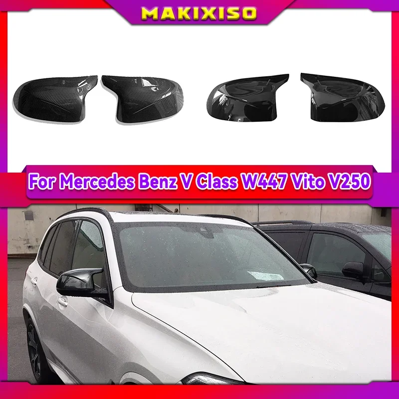 

Auto Car Rear View Side Mirror Cover Trim for BMW F25 X3 F26 X4 F15 X5 F16 X6 14-18 Carbon Fiber Style