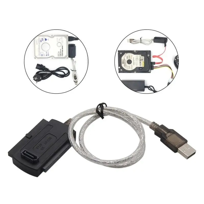 

R53C USB to IDE Hard Drive Disk Adapter for 2.5" 3.5" HDD SSD Converter