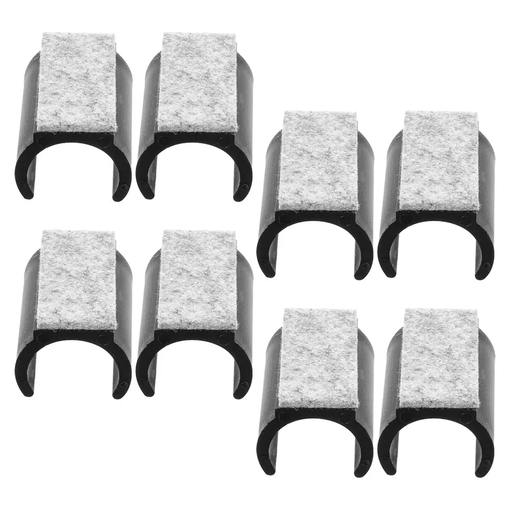 

8pcs U-Shaped Chair Leg Pads Felt Floor Protectors For Hardwood Furniture Anti-Slip Tube Sleeve Replacement Pads Furniture Legs