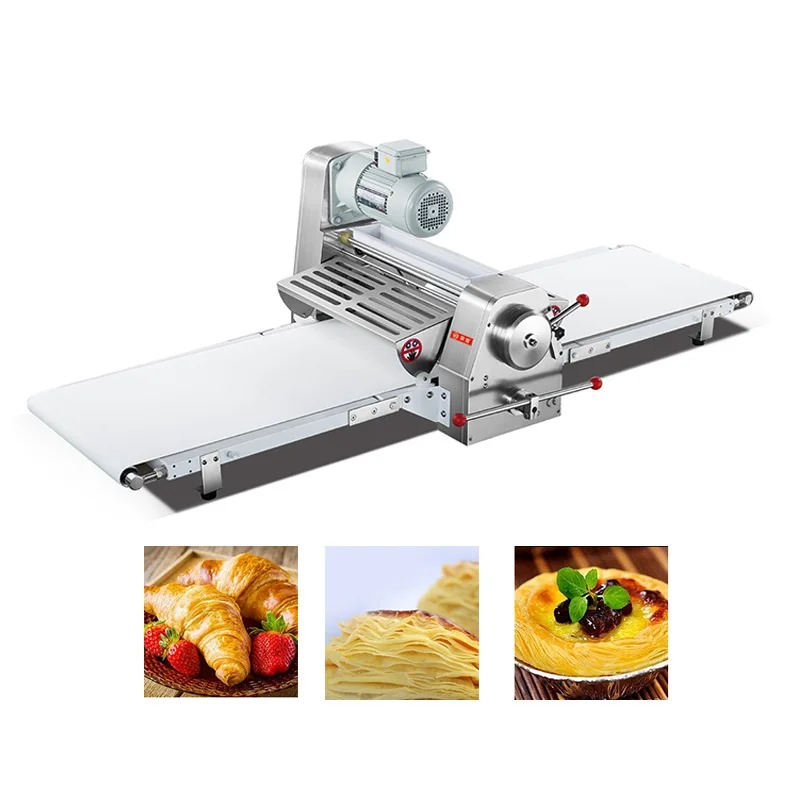 

Automatic Table Top Dough Sheeter Machine/Countertop Small Dough Sheeter Machine/Table Top Puff Pastry Dough Making Machine