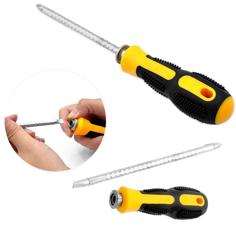 For DIY Repair For Repair Works 2-in-1 Screwdriver Repair Tool Double-ended Chrome Vanadium Steel Repair Hand Tool