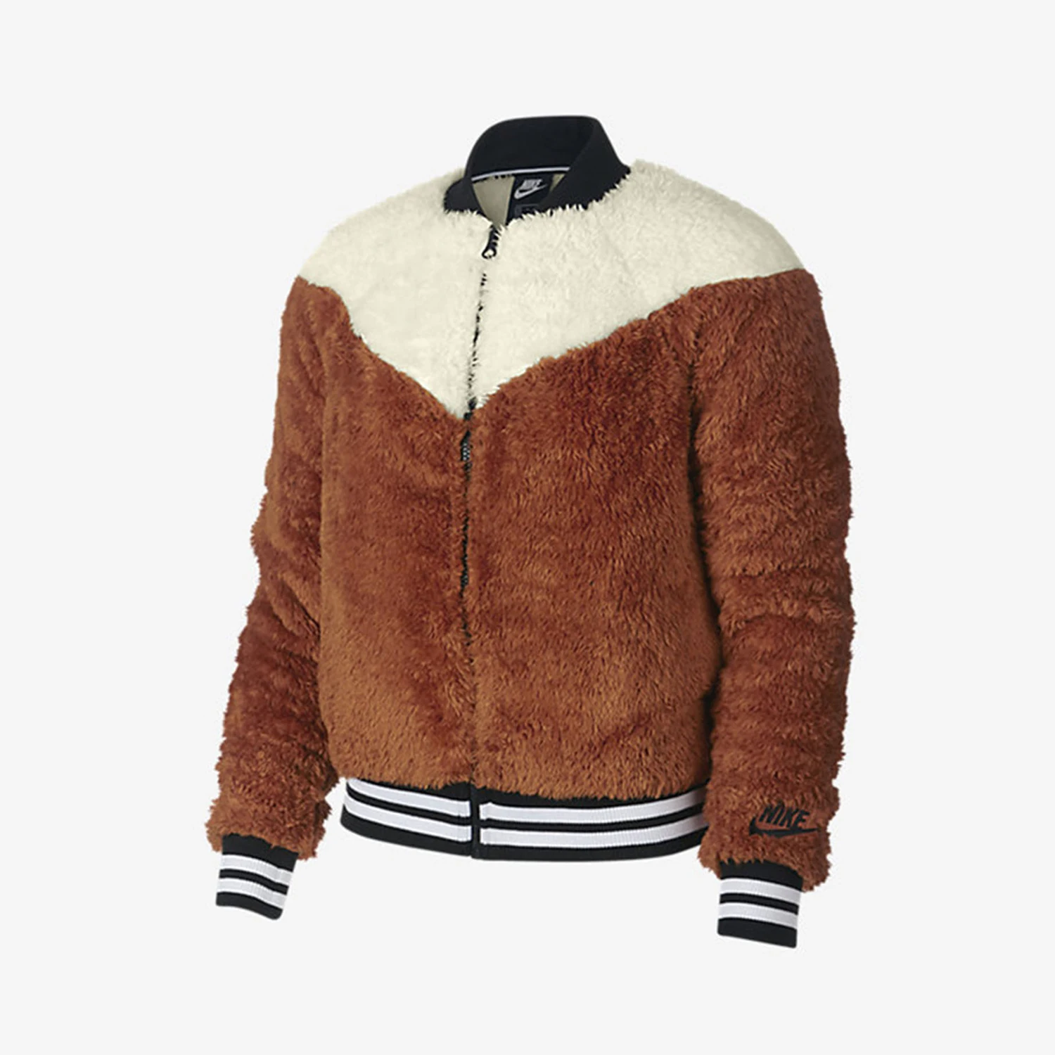 

Женская модная теплая флисовая куртка Nike Originals New Season 939389-246