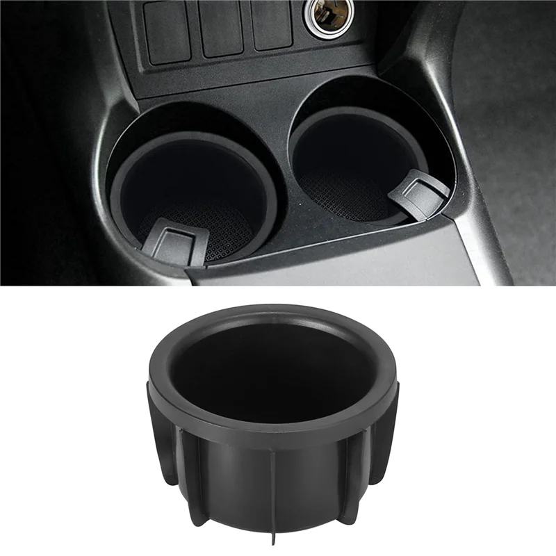 3X Center Console Rubber Cup Holder Inserts 55618-42040 For Toyota RAV4 2006-2012