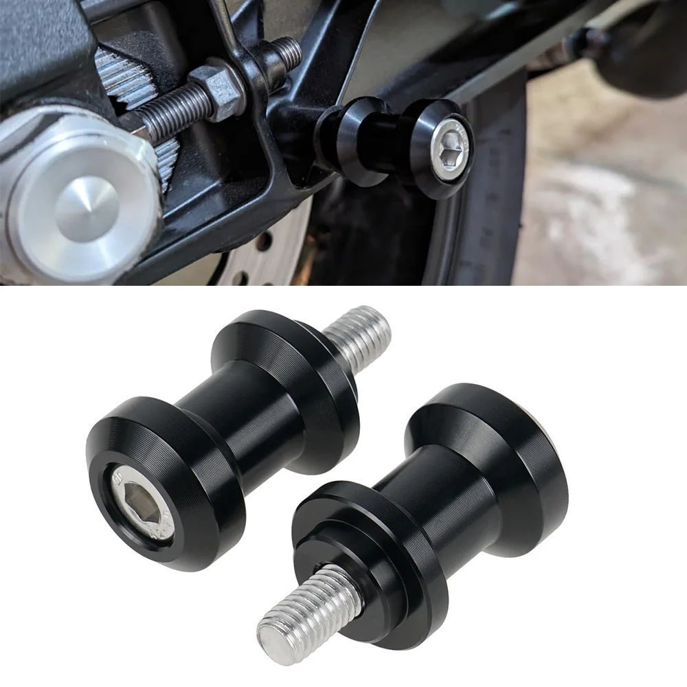 M6 Swingarm Spools Slider Stand Screws For Yamaha YZF-R1 R6 1998-2015 FZ1 2001-13 MT01 2002-10 MT03 06-12 R7 1998-02 R6S 06-10