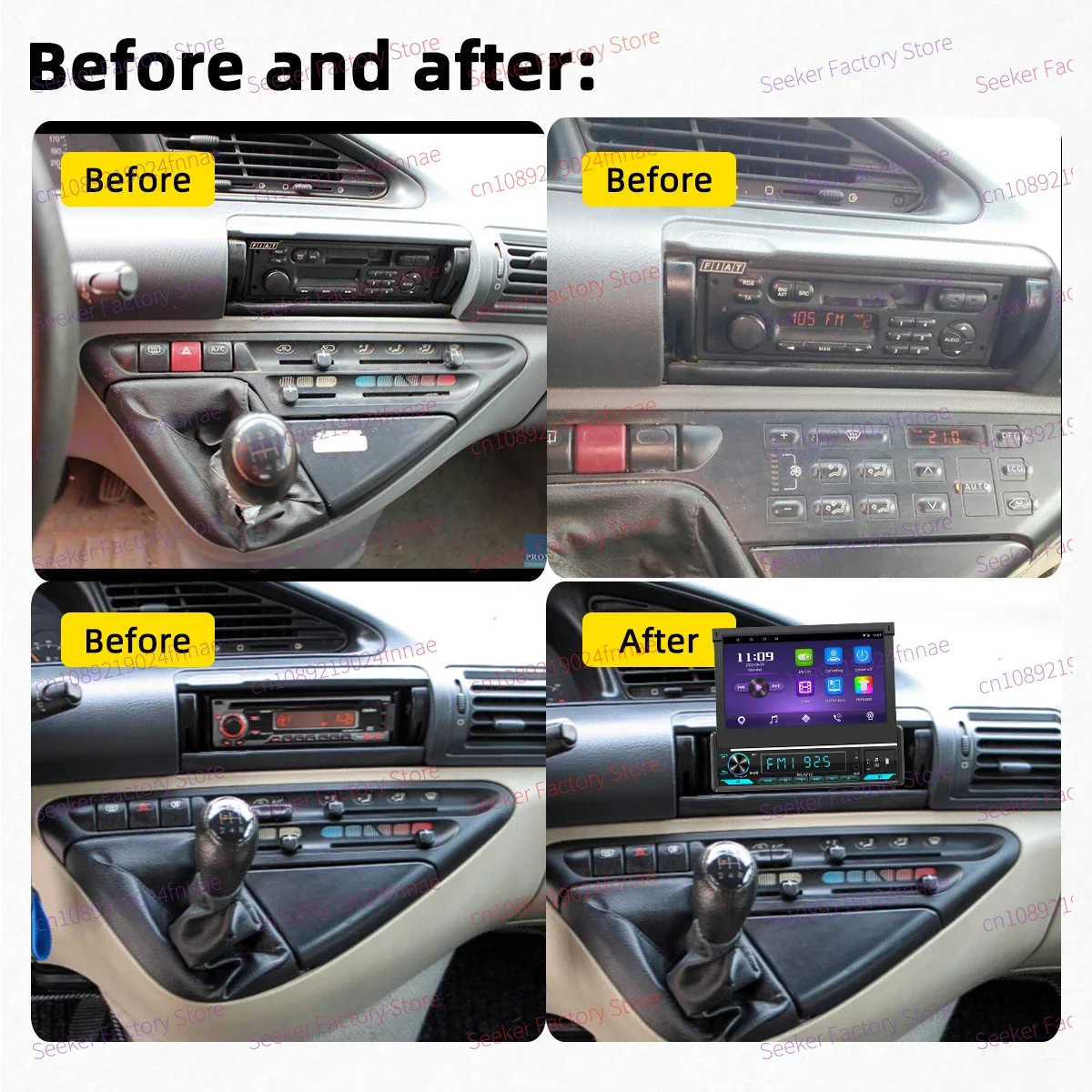 Android Car Multimedia 1Din Radio 7