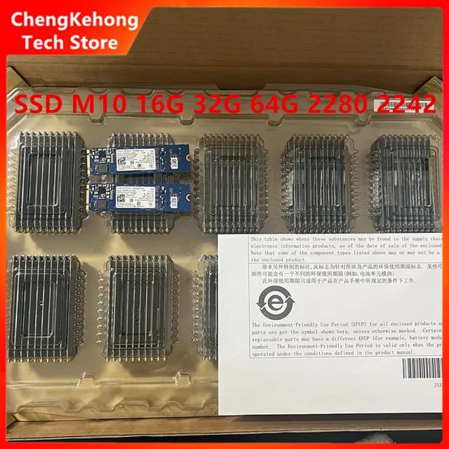 3 SZTUK 5 SZTUK SSD Zupełnie nowy, oryginalny dla Intel OPTANE M10 16G 32G 64G M.2 2280 2242 PCIE NVME Laptop Desktop przyspieszona pamięć