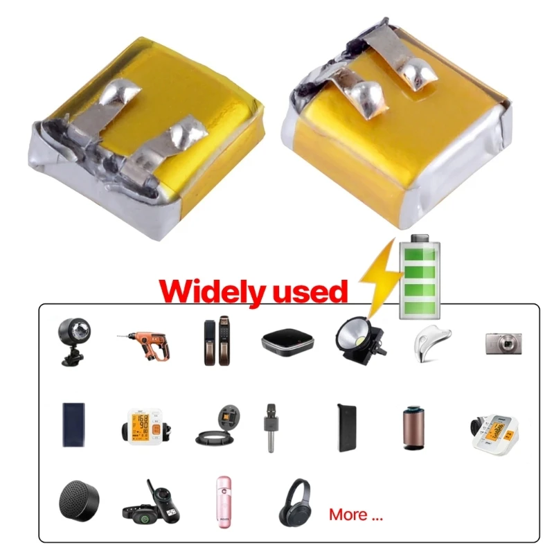 Bateria 401012/501012 3.7V, akumulator litowy 401012 3.7V 30mAh/40mAh do słuchawek Bluetooth i małej elektroniki. — zdjęcie produktu 4
