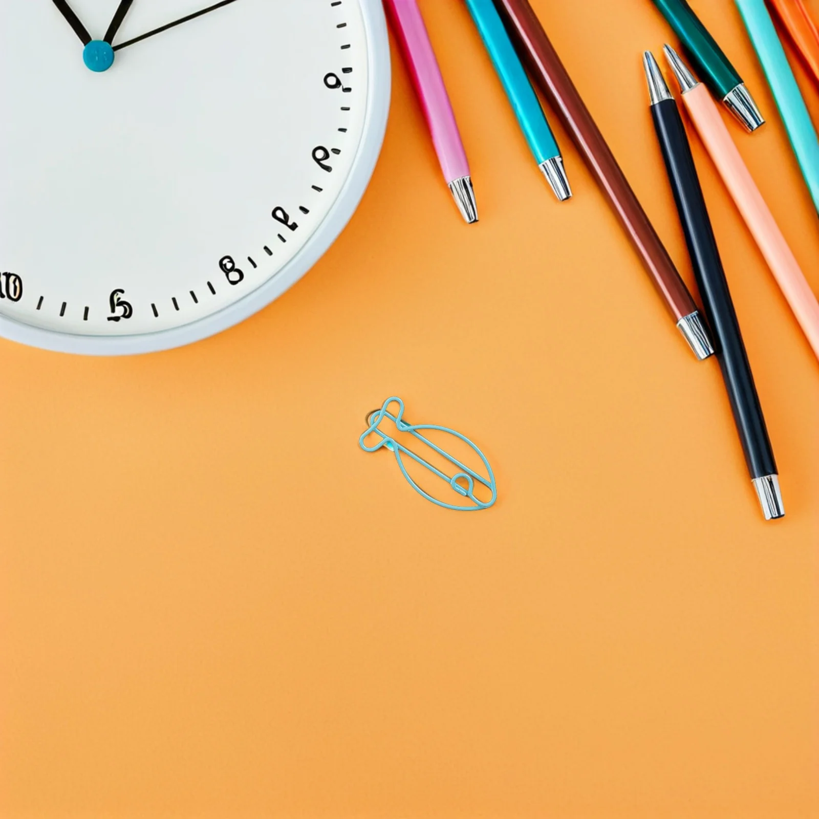 

60Pcs Fish Paper Clips Creative Metal Clips for Office School Home Document Filing Journal Bookmark Decorative Organizer