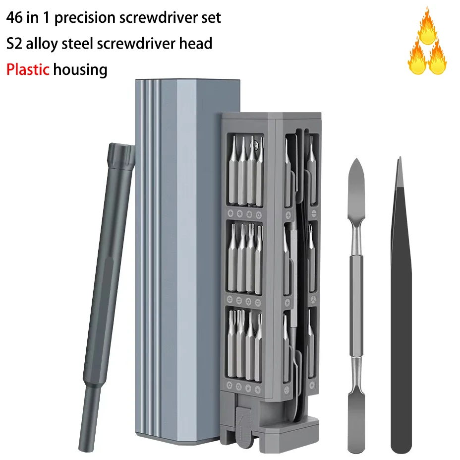 Precisie Schroevendraaier Set 8 32 43 46 in 1 Torx Hex Phillips Magnetische Schroevendraaier Bit Telefoon Horloge Laptop Mini Reparatie Tool Set