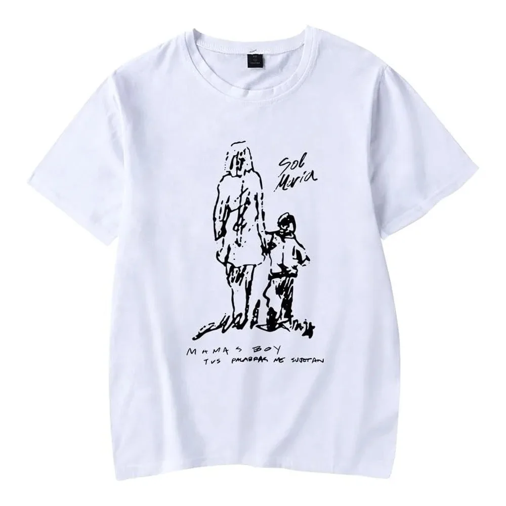 Women's and Men's Short Sleeve T-shirt, Eladio Carrion Sol Maria, Boy's T-shirt for Mom, Fashion Casual Tops, New album Merch,