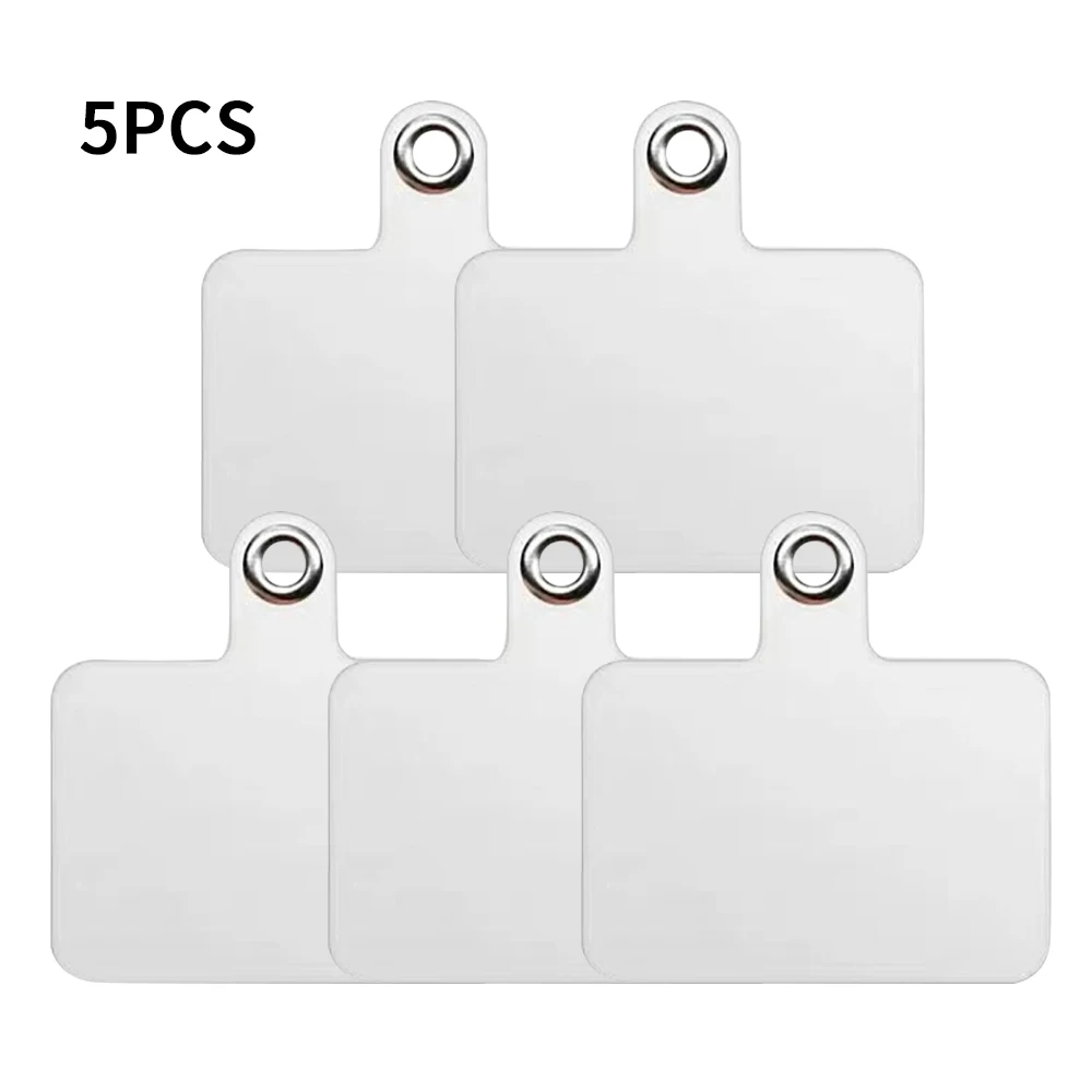 1/3/5/10Pcs Mobile Phone Anti-lost Lanyard Card Gasket Universal Transparent Clip Detachable Phone Hanging Cord Strap Tether Pad