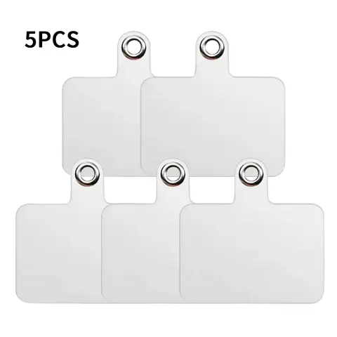 1/3/5/10Pcs Mobile Phone Anti-lost Lanyard Card Gasket Universal Transparent Clip Detachable Phone Hanging Cord Strap Tether Pad