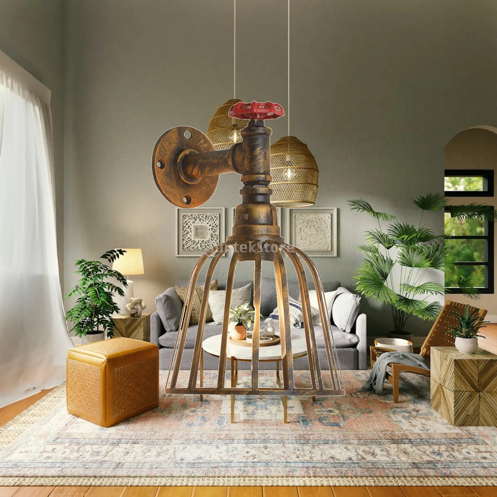 applique-murale-en-metal-e27-avec-abat-jour-en-fer-pour-bar-et-couloir-interieurs