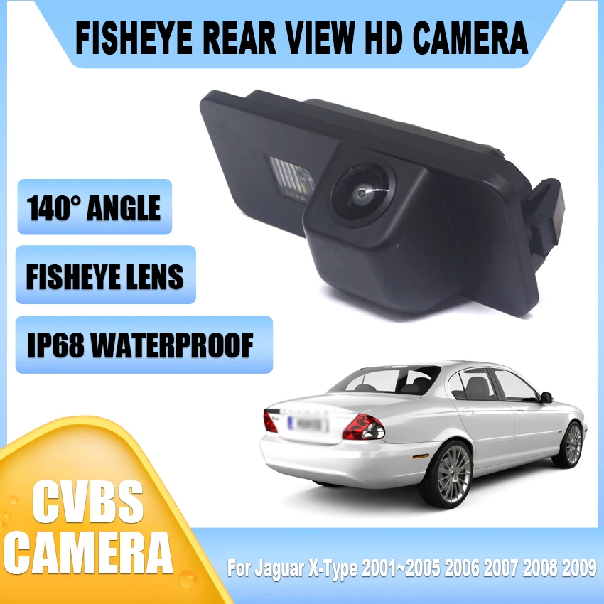 Car Reversing Parking Camera High Quality HD CCD Car Rear View BackUp Camera For Jaguar X-Type 2001~2005 2006 2007 2008 2009