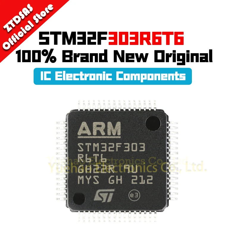 New Original STM32F303R6T6 STM32F303R6 STM32F303 STM32F STM32 STM IC MCU LQFP-64