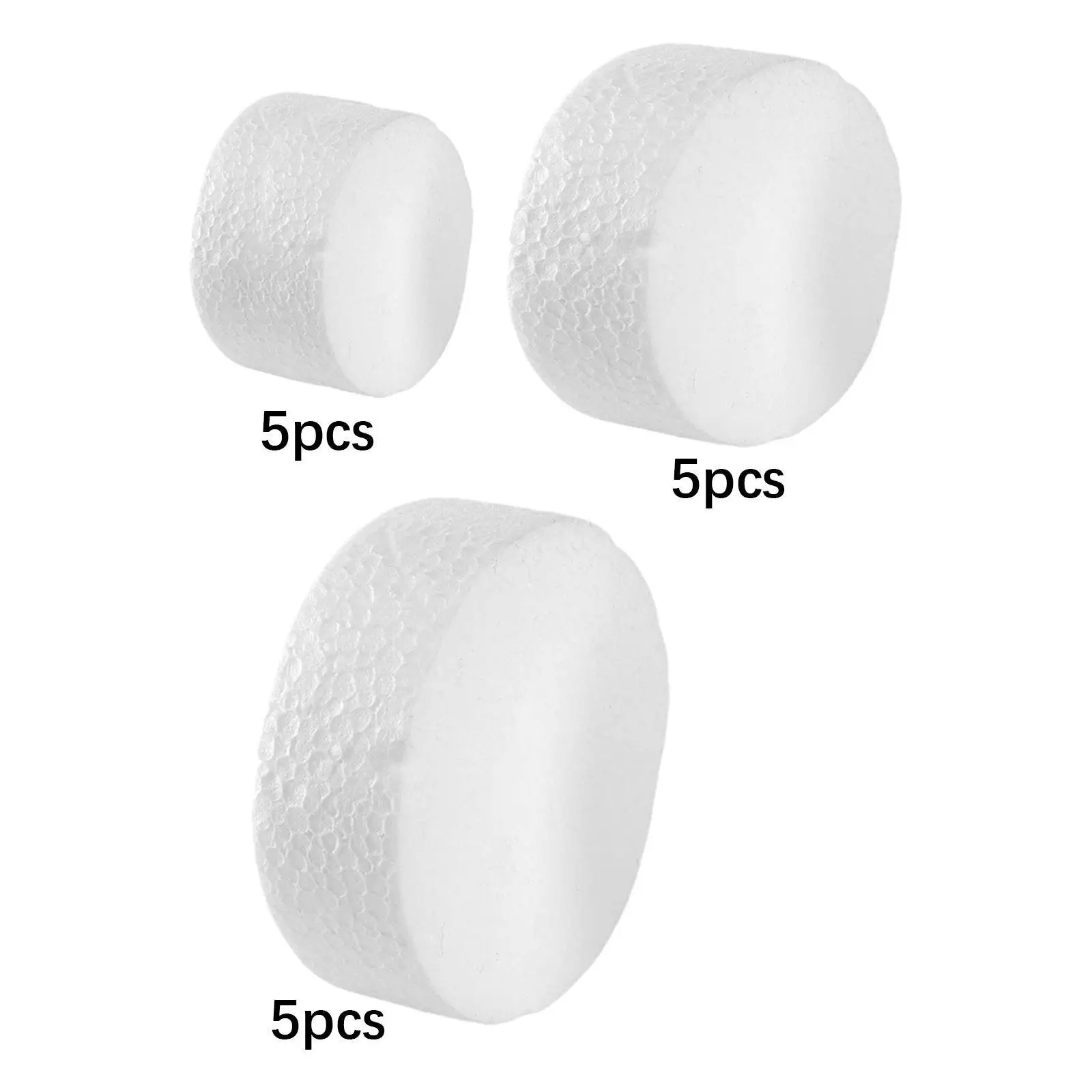 5x Foam Cake Dummies Cake DIY Projects Round Foam Disc Foam Circles for Decorating Supplies Cakes and Decorations Wedding