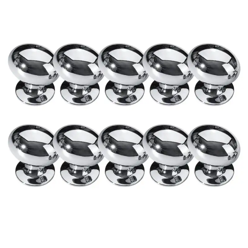 652F 2pcs Aluminum Oval Cupboard Knobs with Strong Build Modern Look for Cabinets
