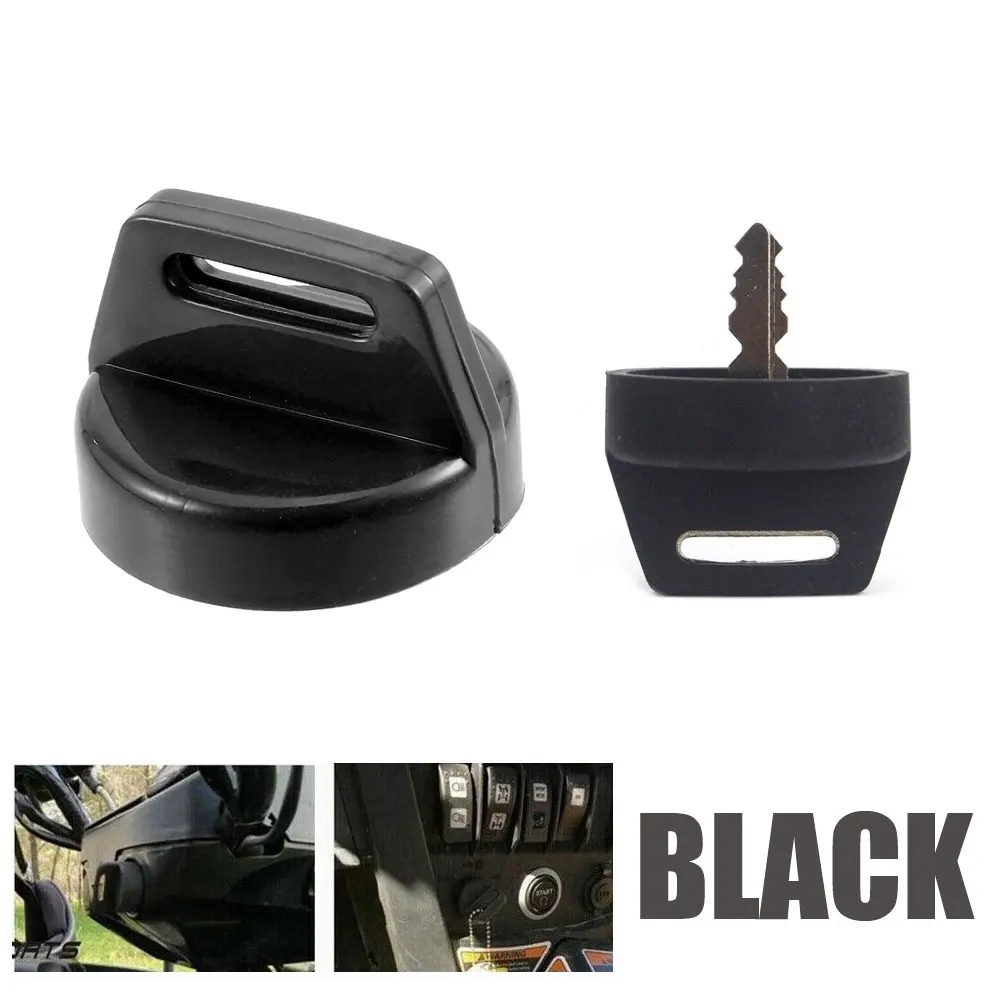 ATV Igntion Key Cover Keyswitch Rubber for Polaris Sportsman Scrambler Black Trail Boss Can-Am Outlander MAX Keyswitch Holder