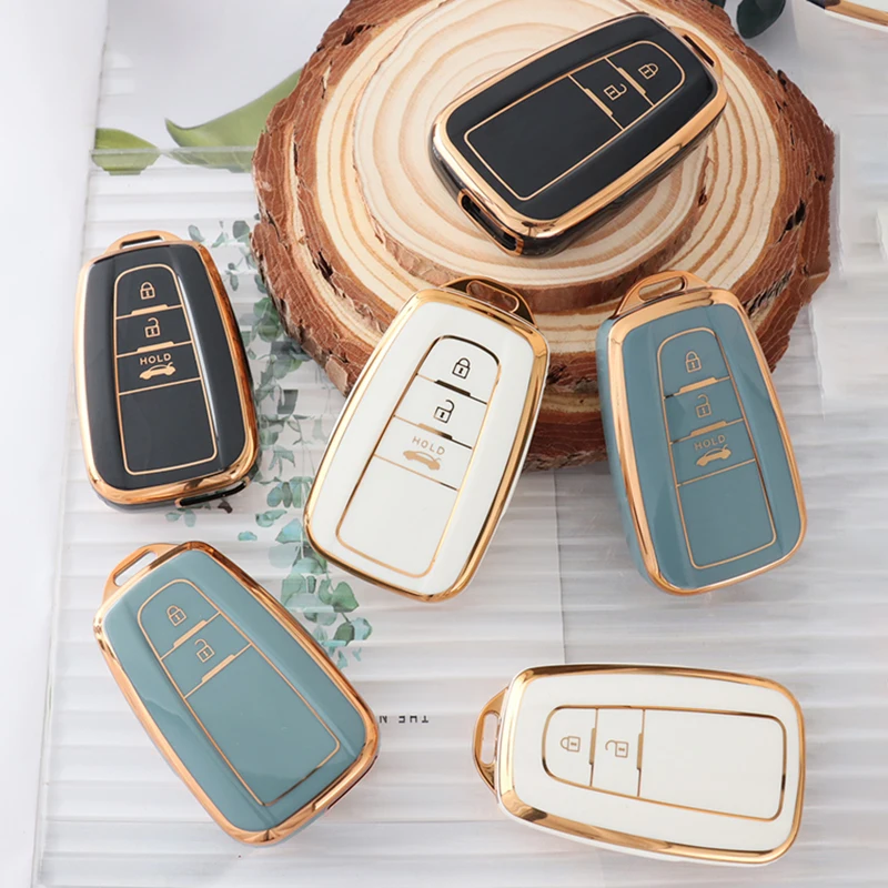 

Soft TPU Car Key Case Cover Protection Shell for Toyota CHR Prado Prius Camry Corolla RAV4 Hilux Fortuner Land Cruiser Highland