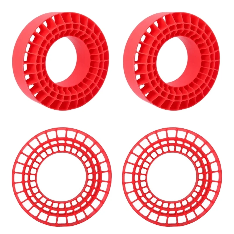 Weiche Silikongummi-Reifeneinsätze für 1/10 ferngesteuerte Crawler 1,9-Zoll-Räder