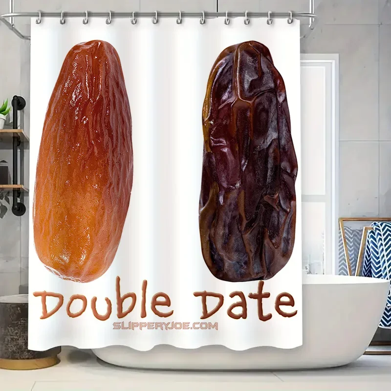 

Роскошная белая кружевная занавеска для душа с декором в виде собаки для ванной комнаты, водостойкая ткань, легко подвешиваемый крючок