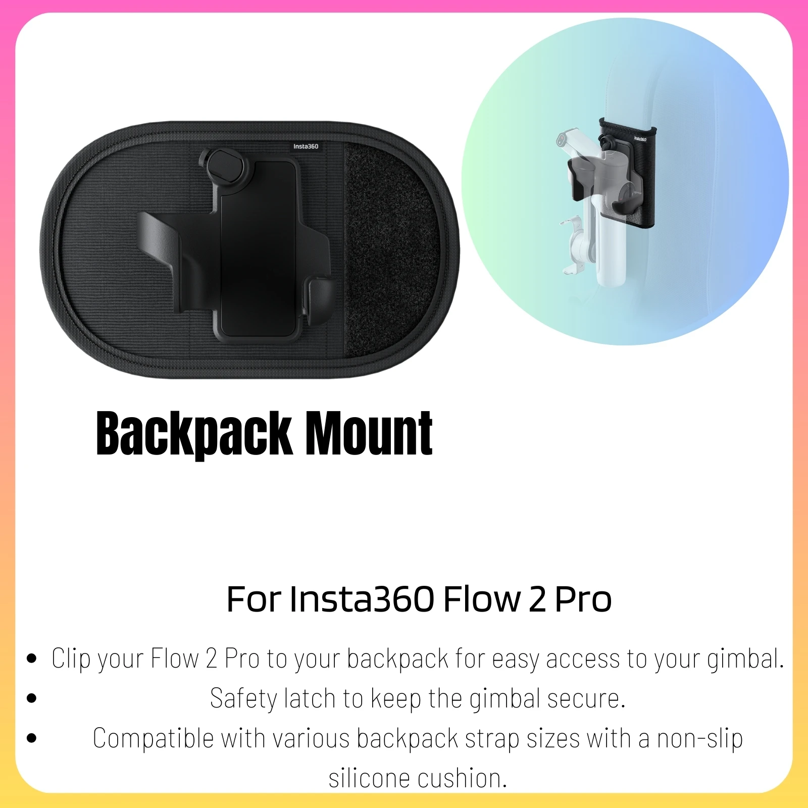 Insta360 Flow 2 Pro アクセサリー セット 磁気クランプ AIトラッカー