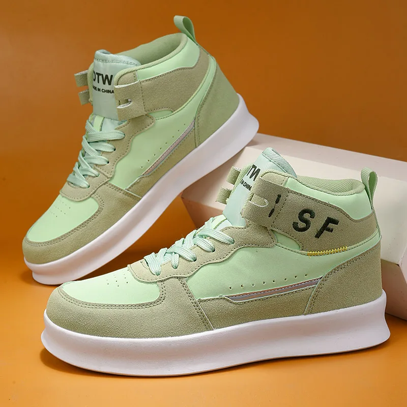 

Men's High Top Work Boots Casual Comfortable Lace Up Shoes for Outdoor Walking