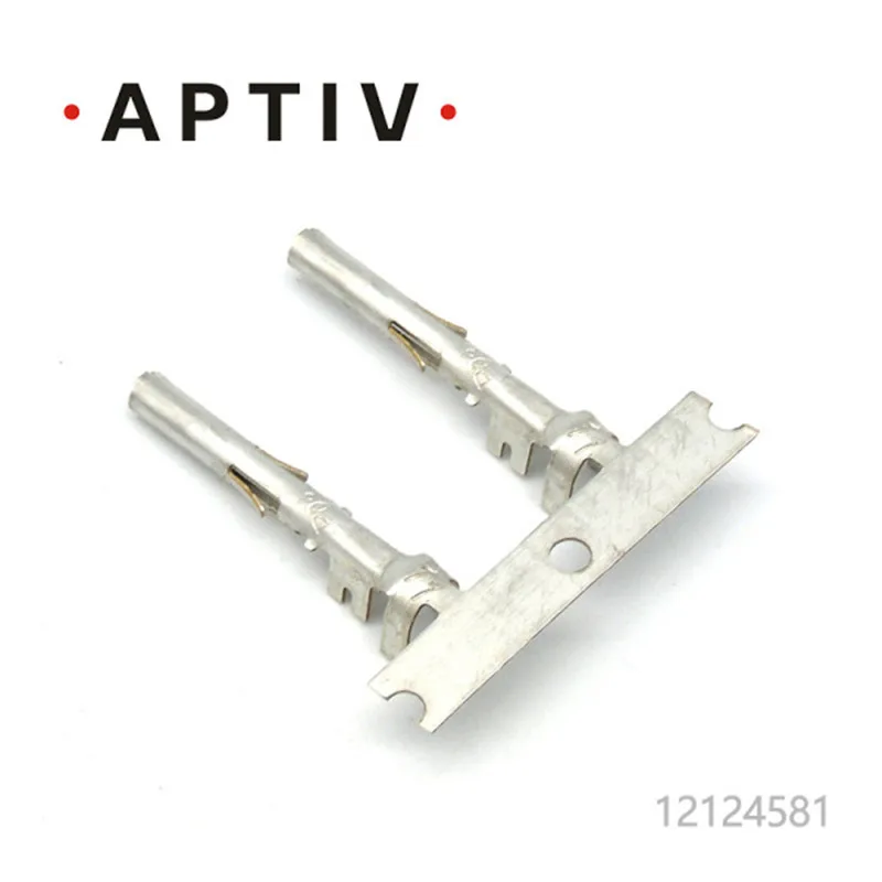 100PCS Original genuine Automotive Connector Terminal Pins FOR DELPHI/APTIV 12124581 Cable Range 2.50 - 3.00 mm2