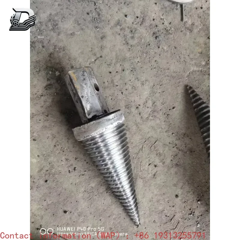 【Más Vendido】Divisor de Troncos de Madera con Cono de Tornillo, Accionado por Motor, Maquinaria Portátil para Partir Madera de Construcción