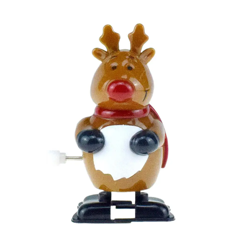 

Christmas Clockwork Walking Elk Dark Brown Funny Spring Powered Gift Kids Party Favors Classroom Rewards Christmas Clockwork Toy