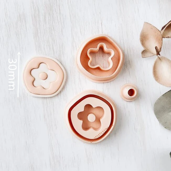 Abstract Symmetry Polymer Clay Cutters for Earrings