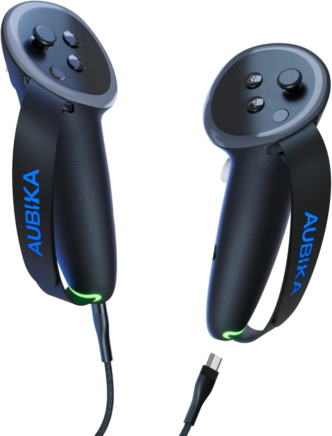 

Aubika Rechargeable Controllers Grips for Meta Quest 3, Oculus Quest 3 Charging Grips Cover Accessories,Protector in VR