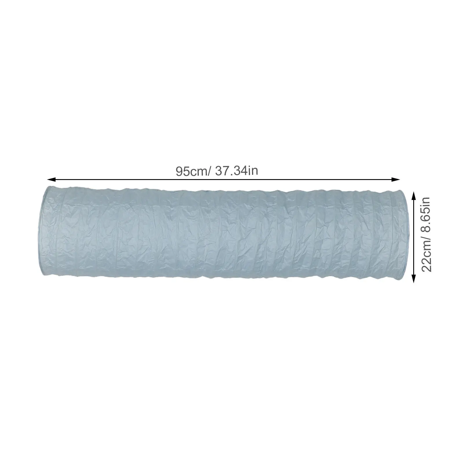 Japanese Style Foldable Paper Floor Lamp Shade Cylinder Standing Lampshade Replacement for Bedroom Living Room Office 125x32.5cm
